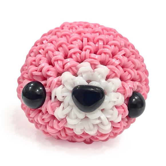 Loomigurumi Kawaii Pink Seal Handmade With Love - Picture 2 of 9